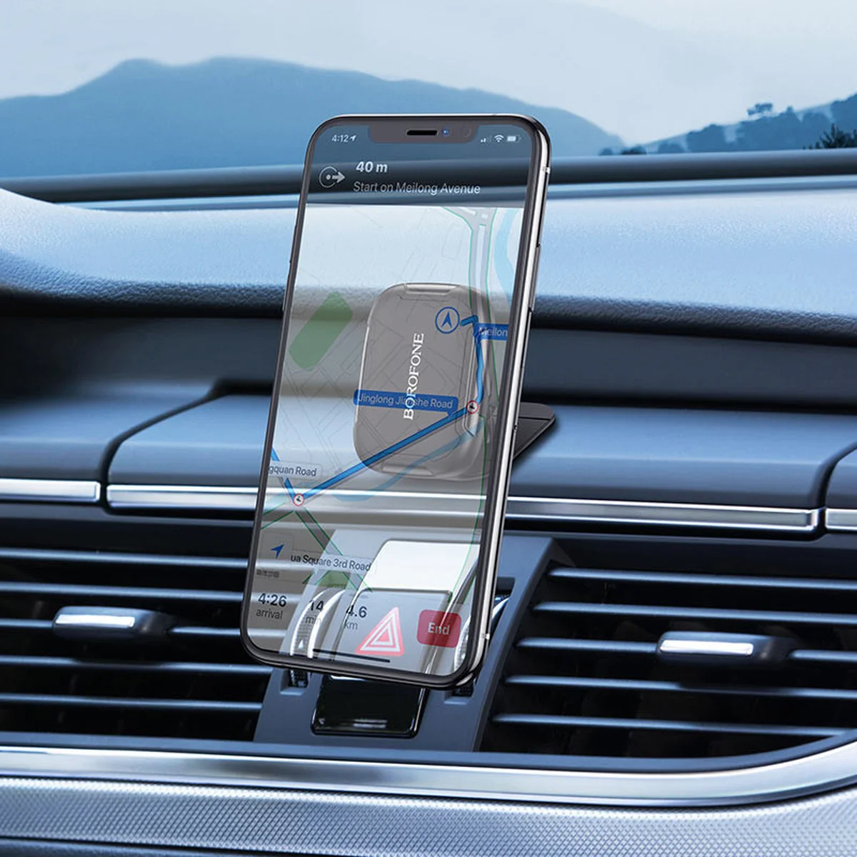 Автодержатель Borofone BH36 Черный