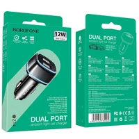 АЗУ Borofone BZ14 Max (2USB/2.4A) Черный