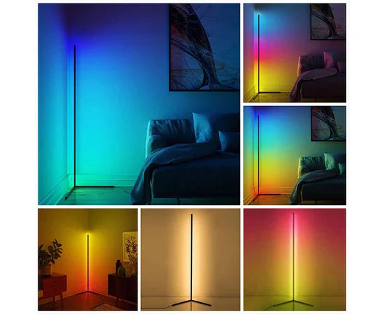 Напольная угловая LED лампа RGB Magic 1 Bluetooth USB with app Black