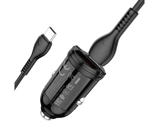 АЗУ Hoco NZ2 Link PD30W+QC3.0 + Type-C + Type-C Черный