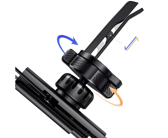 Автодержатель USAMS US-ZJ058 Retractable Gravity Car Holder Черный