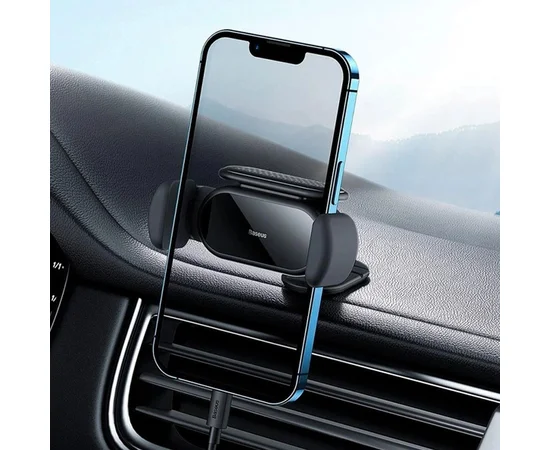 Автодержатель Baseus Steel Cannon pro Solar Electric Car Mount (SUGP010001) Black