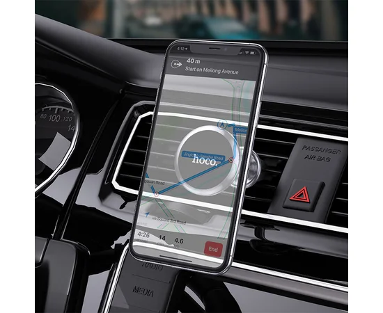 Автодержатель Hoco CA69 магнитный Черный