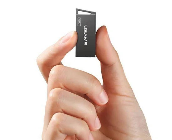 Флеш накопитель USAMS US-ZB207 USB2.0 High Speed Flash Drive 64 Gb Iron-grey