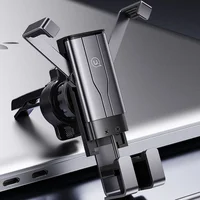 Автодержатель USAMS US-ZJ060 Metal Retractable Gravity Серый