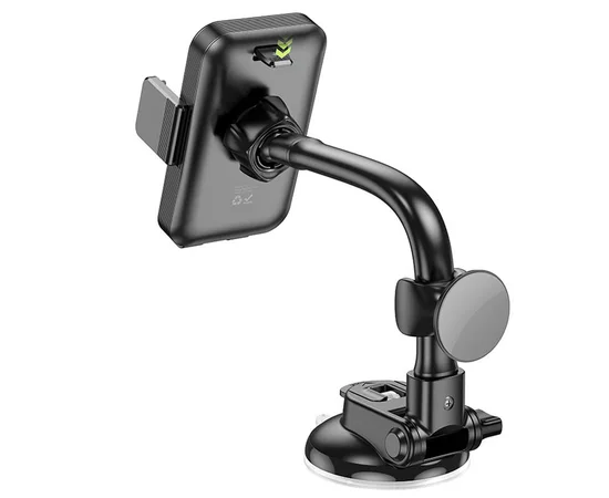 Автодержатель Hoco H27 Rock push-type (center console) Black / Gray