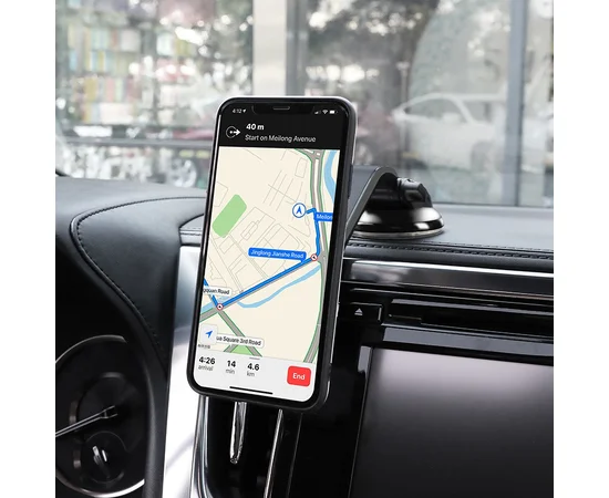 Автодержатель Hoco CA45A магнитный Черный