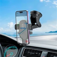 Автотримач Borofone BH93 Grand one-button (center console) Black