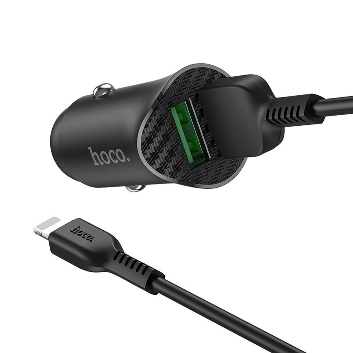 АЗУ Hoco Z39 QC3.0 (2USB) + Lightning Черный