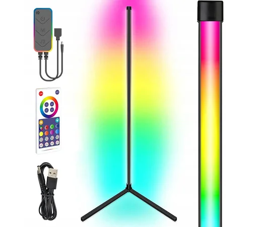 Напольная угловая LED лампа RGB Magic 1 Bluetooth USB with app Black