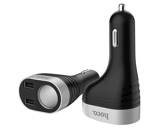 АЗУ Hoco Z29 (1 разъем/2USB/3.1A) Черный