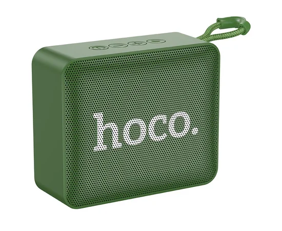 Bluetooth Колонка Hoco BS51 Gold brick sports Army Green