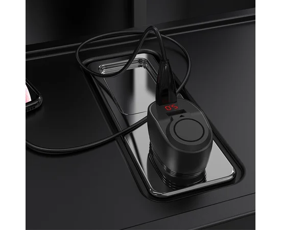 АЗУ Hoco Z34 (1 разъем/2USB/3.1A) Черный