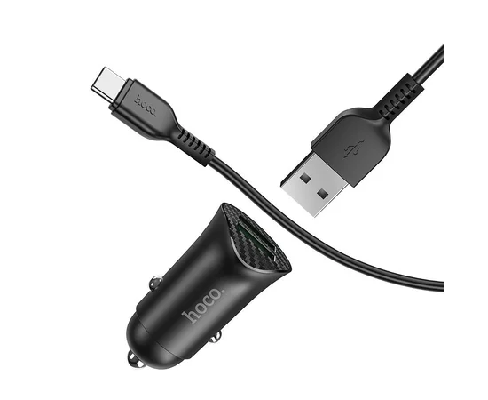 АЗУ Hoco Z39 QC3.0 (2USB) + Type-C Черный