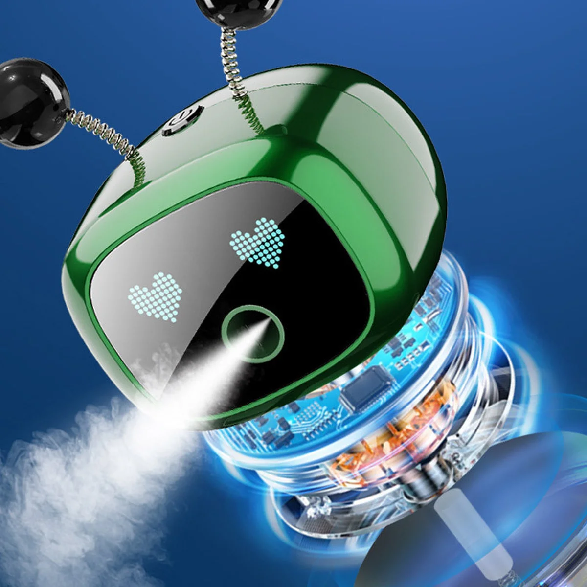 Ароматизатор/освежитель воздуха в машину Smart Robot in Love Green