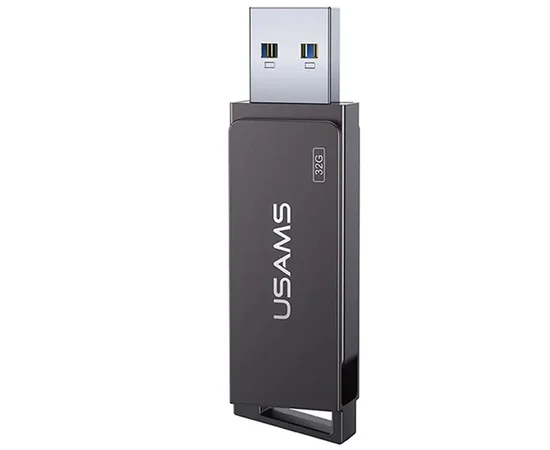 Флеш накопитель USAMS US-ZB195 USB3.0 Rotatable High Speed Flash Drive 32 Gb Iron-grey