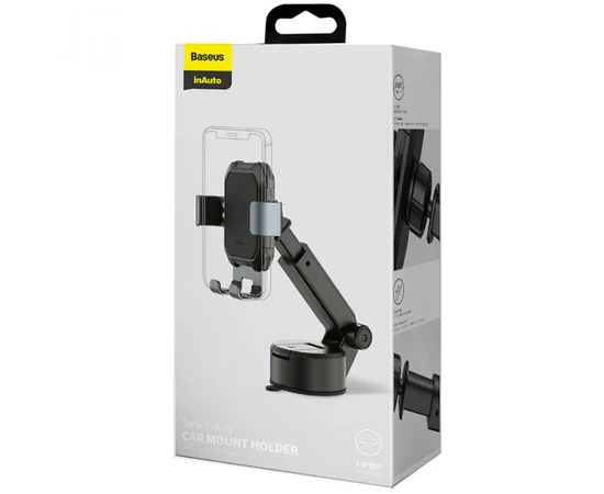 Автодержатель Baseus Tank gravity car mount with suction base (SUYL-TK) Tarnish Black