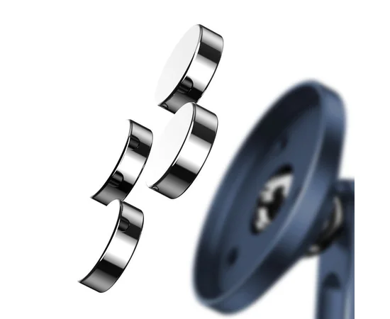 Автодержатель Baseus Hollow Magnetic with Clamping Function Vertical Type Синий