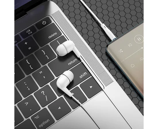 Стерео Наушники Hoco M97 with microphone Белый