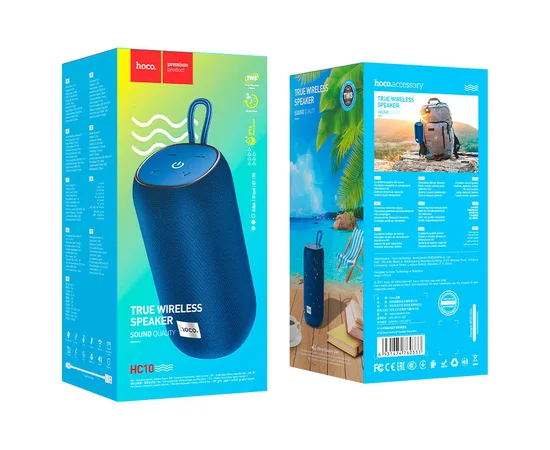 Bluetooth Колонка Hoco HC10 Sonar sports Navy Blue