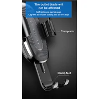 Автотримач із БЗУ Baseus Gravity Wireless Air Vent Чорний