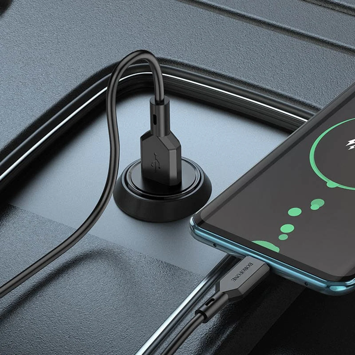 АЗУ Borofone BZ18 QC3.0 + MicroUSB Черный