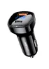 АЗУ Acefast B4 digital display 66W(USB-C+USB-A) dual port Black