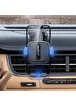 Автодержатель Usams US-ZJ072 Car Center Console Retractable Transparent Holder Black