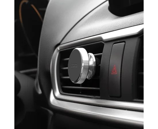 Автодержатель Hoco CA47 магнитный Серебряный