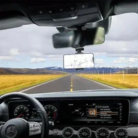 Автодержатель на зеркало заднего вида Borofone BH87 Windriver Black