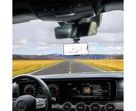 Автодержатель на зеркало заднего вида Borofone BH87 Windriver Black