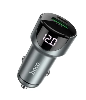 АЗП Hoco Z42 PD 20W + QC3.0 (1USB / 3A) Сірий