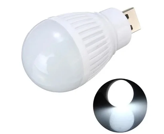 USB лампа Colorful (круглая) Белый