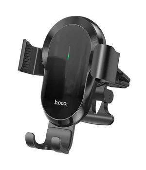 Автотримач із БЗУ Hoco CA105 Чорний