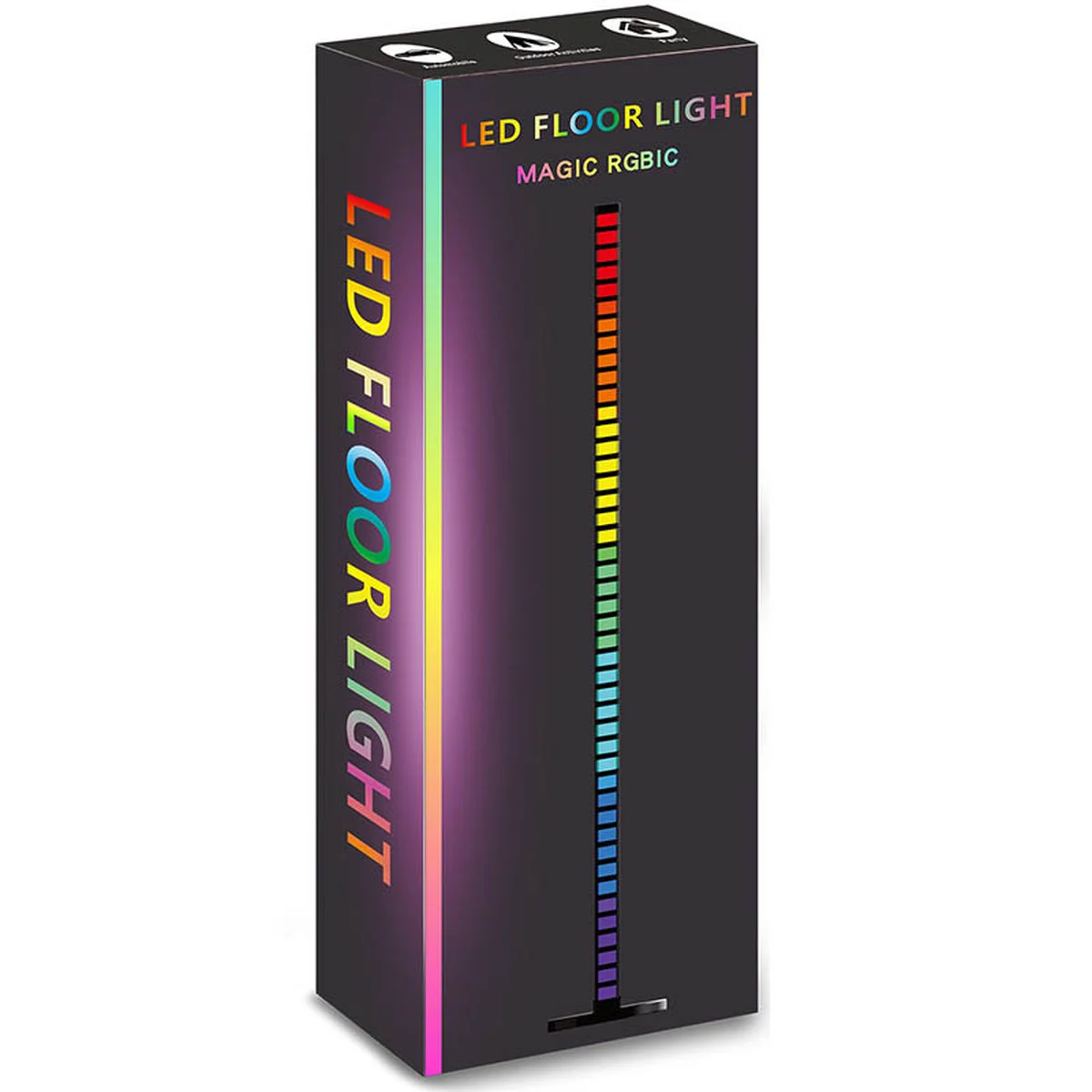 Напольная угловая LED лампа RGB Magic 2 Bluetooth USB with app Black