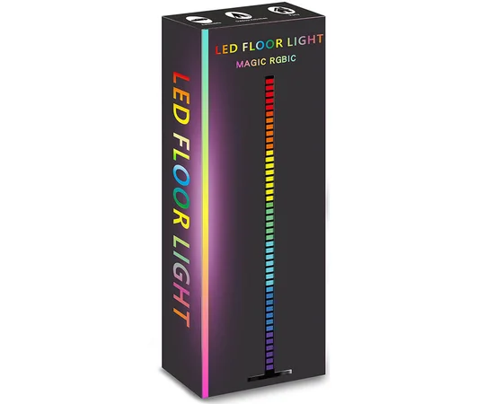 Підлогова кутова LED лампа RGB Magic 2 Bluetooth USB with app Black