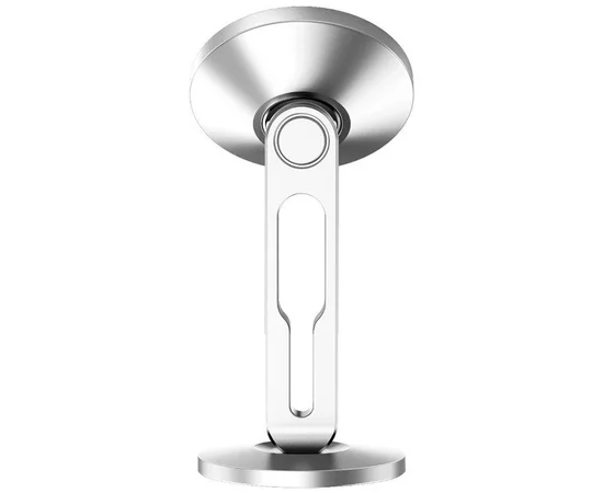 Автодержатель Baseus Hollow Magnetic with Clamping Function Vertical Type Серебряный