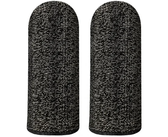 Напальчники игровые Hoco GM4 Phantom Superconducting fiber mobile game finger cots Черный / Серебряный