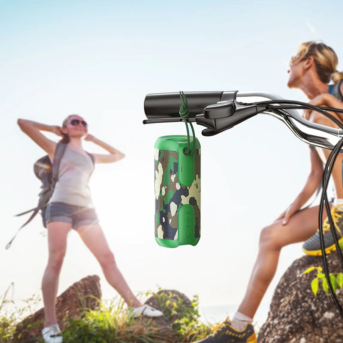 Bluetooth Колонка Hoco BS48 Artistic sports Camouflage Green