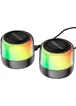 Bluetooth колонка Borofone BP12 Colorful BT wired 2-in-1 computer speaker Black