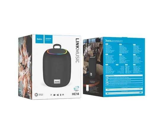 Bluetooth Колонка Hoco HC14 Link sports Obsidian Black