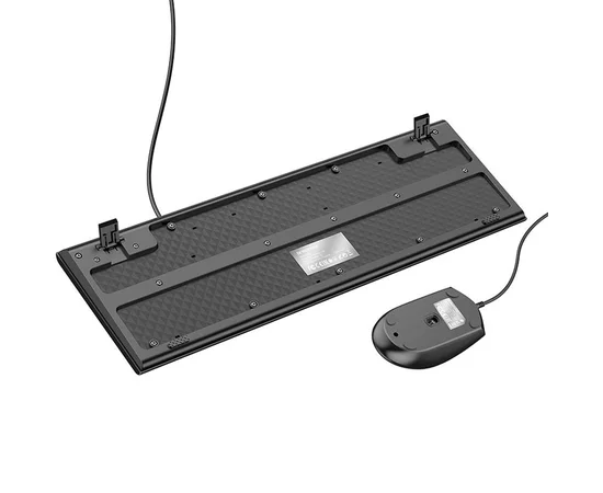 Набор клавиатура (кир.) + мышь Borofone BG6 Черный