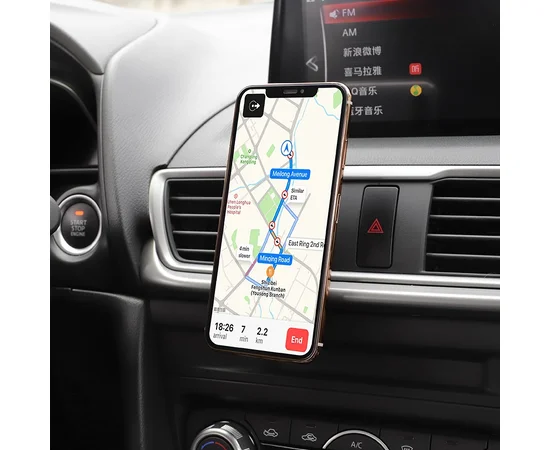 Автодержатель Hoco CA47 магнитный Черный