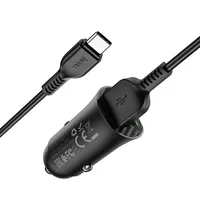 АЗП Hoco Z39 QC3.0 (2USB) + Type-C Чорний