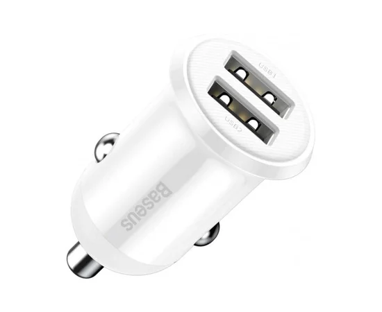 АЗУ Baseus Grain Pro (2USB 4.8A) (CCALLP) Белый