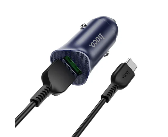 АЗУ Hoco Z39 QC3.0 (2USB) + Type-C Синий