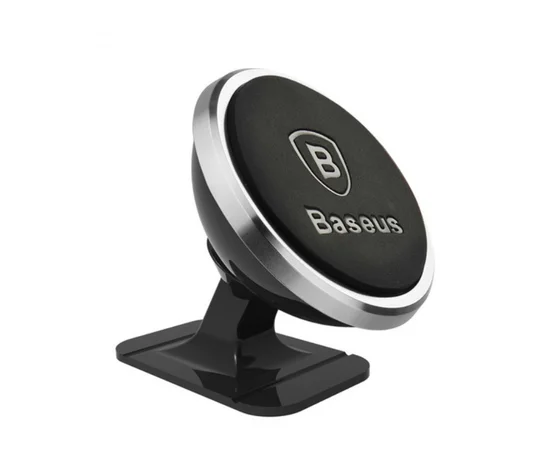 Автодержатель Baseus 360-degree Rotation Magnetic Mount Paste Type Серебряный