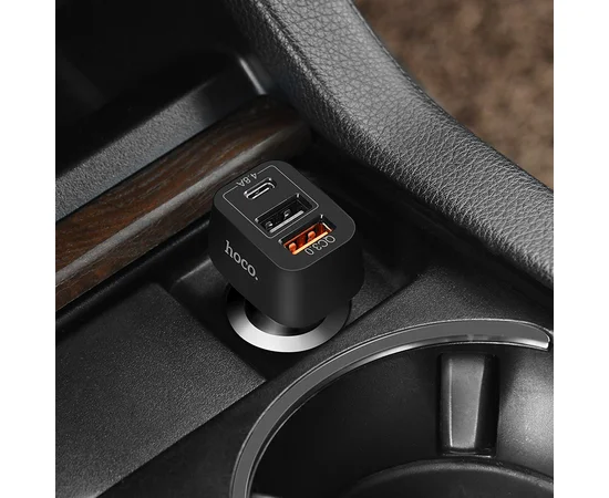 АЗУ Hoco Z15A QC3.0 (3USB/ 4.8A) Черный