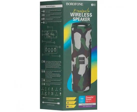 Bluetooth Колонка Borofone BR1 Army