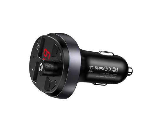 АЗУ USAMS US-CC062 C11 Wireless Car FM Transmitter Черный